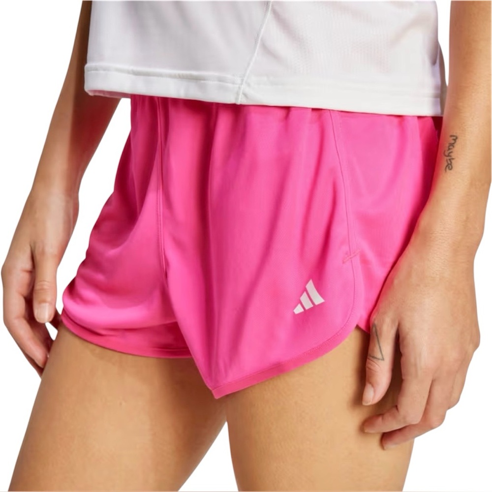 - Adidas 1X Pink Pacer Knit Athletic Shorts! NEW!